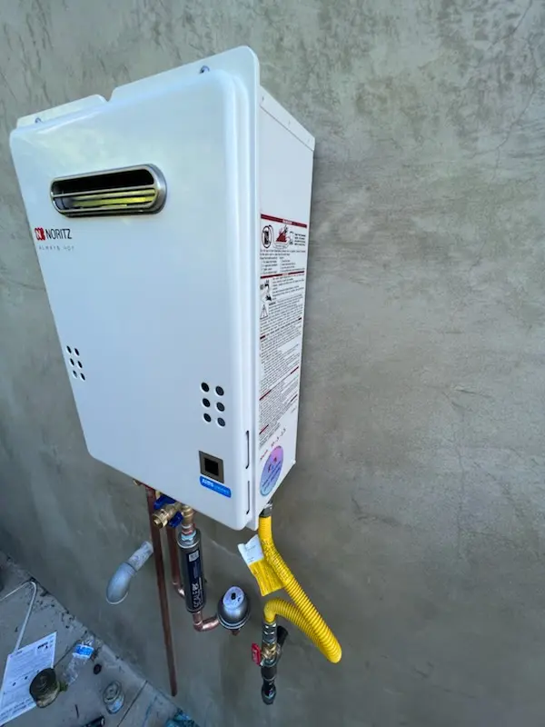 Tankless water heater installation for Pughtown homes